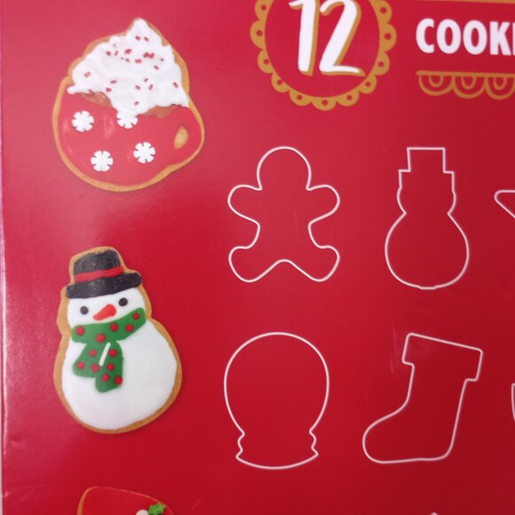 Christmas Cookie Cutters Boxed Set of Twelve NIB - Picture 3 of 6